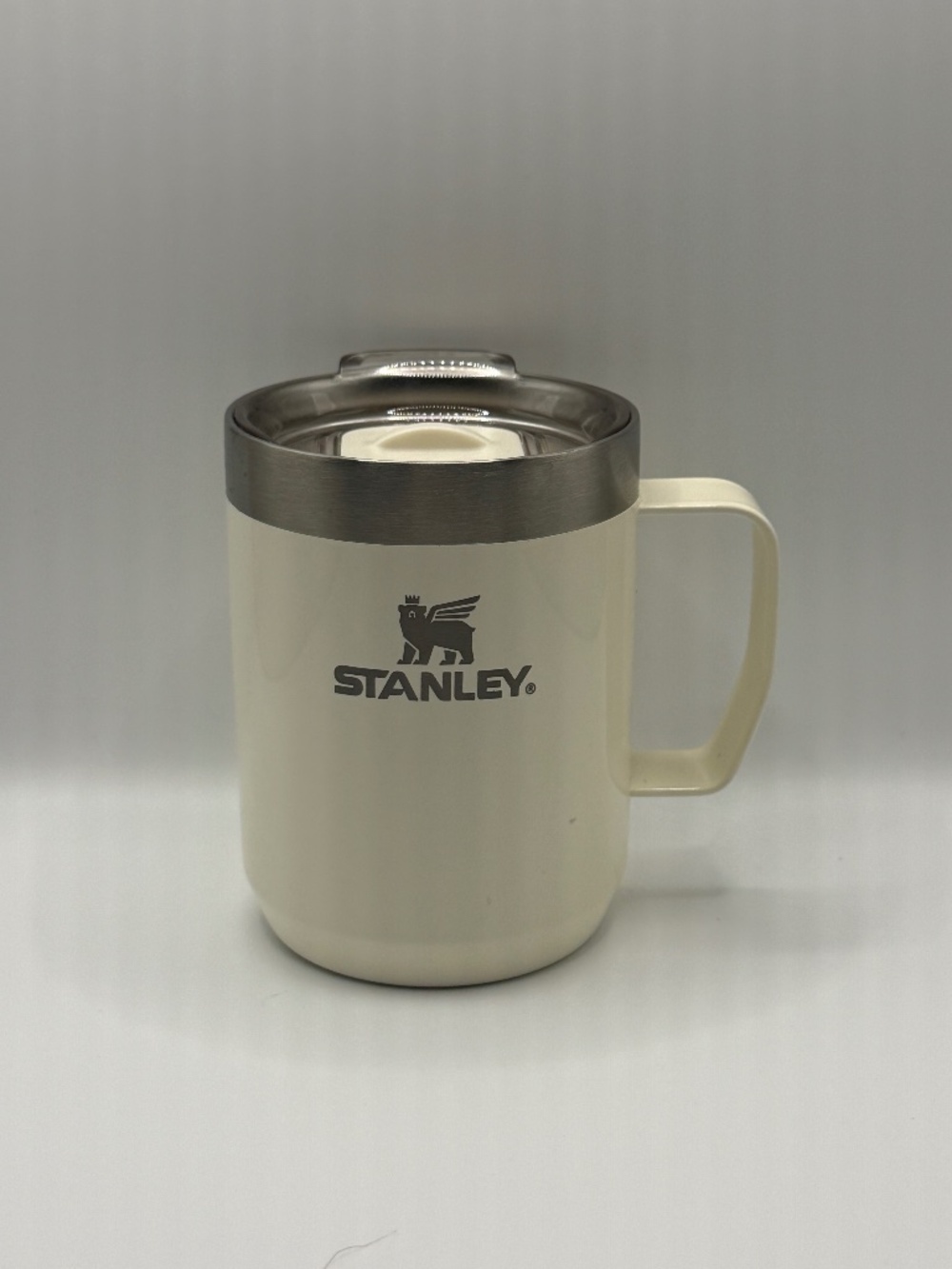 Stanley Stay-Hot Camp Mug 8oz Cream Gloss Insulated Coffee Mug
